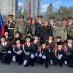 Принятие клятвы кадета в Казачьем кадетском корпусе