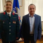 Официальная встреча казака Омского ОКО с товарищем атамана ВСКО Бабийчуком Юрием Анатольевичем